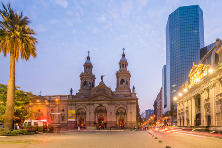 Plaza de las Armas square in Santiago, Chileのeditorial素材