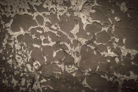 Close up shot of old vintage painted wall for backgroundの写真素材