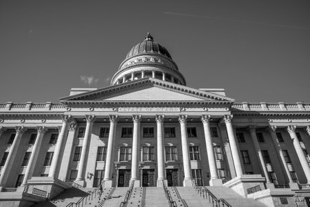 Utah State Capitol Building in Salt Lake Cityのeditorial素材