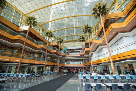 DETROIT, MICHIGAN - NOVEMBER 2 : The General Motors Renaissance Center in Detroit Michigan on November 2, 2016のeditorial素材