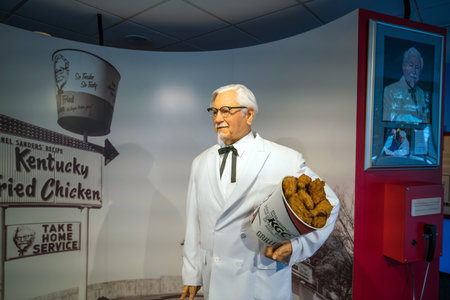 LOUISVILLE, KENTUCKY, USA - NOV 9 : Louisville visitor center in downtown Louisville Kentucky on November 9, 2016.のeditorial素材