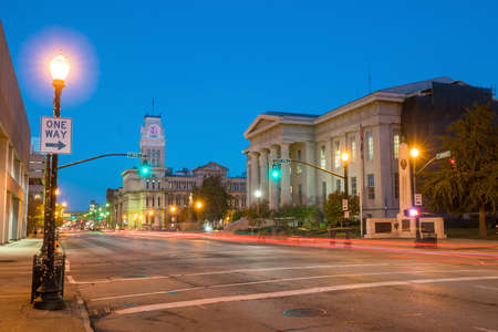 The old City Hall  in downtown Louisville, Kentucky USAの写真素材