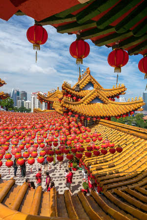Thean Hou Temple in Kuala Lumpur on Chinese New Year 2017