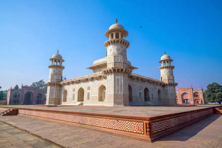Itimad-ud-Daulah or Baby Taj in Agra Indiaの写真素材