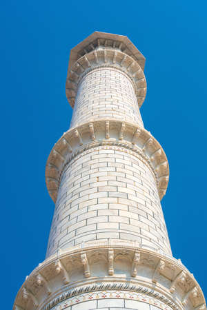 Details of decorations in Taj Mahal, Agra Indiaの写真素材
