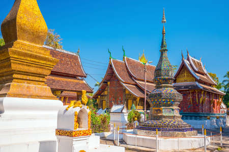 Wat Xieng Thong, the most popular temple in Luang Pra bang, Laos