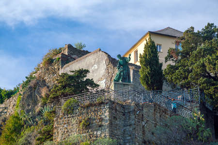 Monterosso al Mare, old seaside villages of the Cinque Terre on the Italian Riviera in Italy