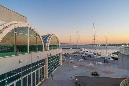 SAN DIEGO, USA - OCTOBER 21, 2019: San Diego Convention Center on September 28, 2014 It is located...