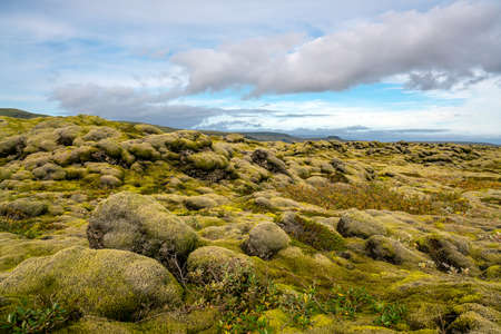 Iceland beautiful landscape, Icelandic nature landscape. Famous tourist attractions