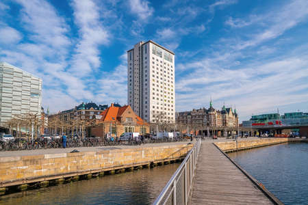 Copenhagen downtown city skyline, cityscape of Denmark