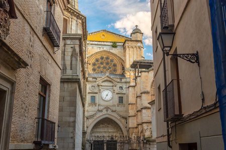 Toledo city skyline, cityscape of  Spain in Europeの写真素材