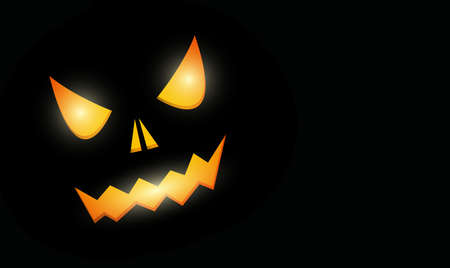 Halloween sale Banners with the characters on the background, Halloween sale message with pumpkin, Banner for Halloween party with place for text.の写真素材