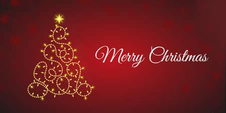 Merry Christmas background. Holiday's Background with Season Wishes, website banner, Christmas banner.の写真素材