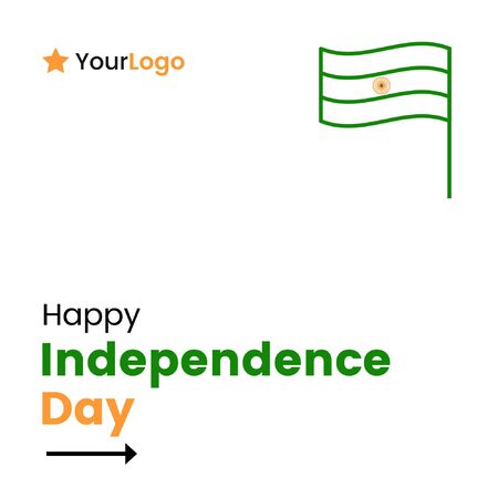 Vector illustration of Happy Independence Day banner design.のイラスト素材