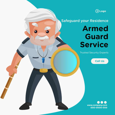 Banner design of trusted security experts template. Vector graphic illustration.のイラスト素材