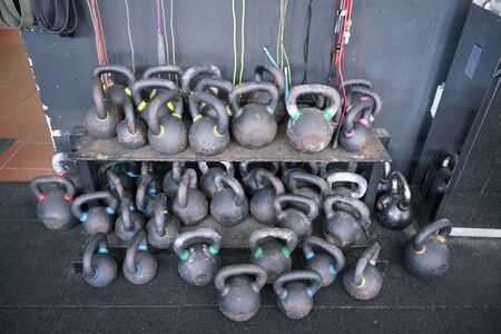 Selangor, Malaysia - 8 may 2015 : Cross fit lifting bar. Cross fit training. Sports, Cross fit and fitness concept.のeditorial素材