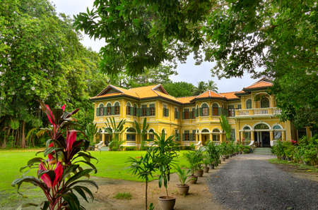A peaceful resident house in the center of forest