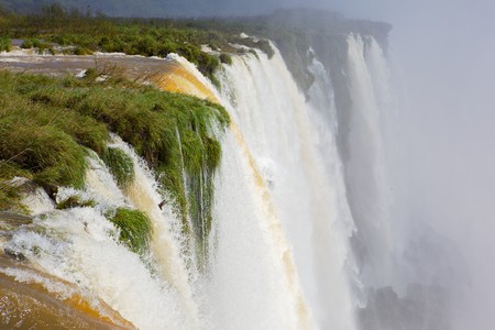 Scenic view of Iguazu waterfall, Brazil and Argentinian border.の写真素材