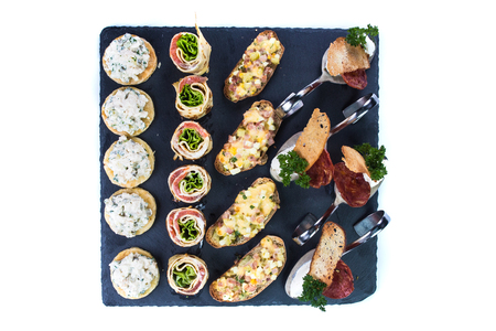 Canape. Restaurant food concept.の写真素材
