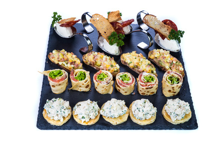 Canape. Restaurant food concept.の写真素材