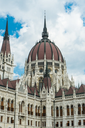 Budapest, Hungary - 15 August 2016. Hungarian Parliamentのeditorial素材