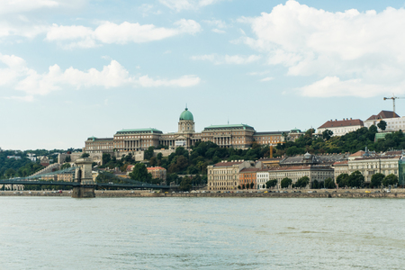 Budapest, Hungary - 15 August 2016. picturesque view on Budapest and Danubeのeditorial素材