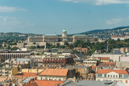 Budapest, Hungary - 15 August 2016. View of capital arhitectのeditorial素材