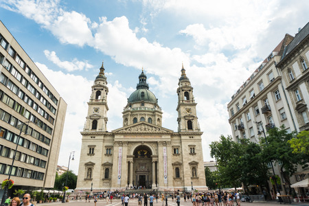 Budapest, Hungary - 15 August 2016. View of capital arhitectのeditorial素材