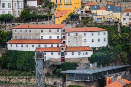 The Douro River and the Ribeira District which is the most famous part of Portoのeditorial素材