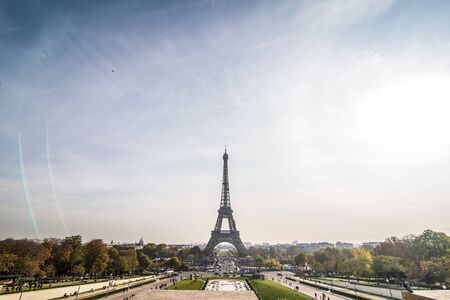 Paris, France - November, 2017. Eiffel tower Paris Best Destinations in Europeのeditorial素材