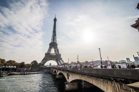 Paris, France - November, 2017. Eiffel tower Paris Best Destinations in Europeのeditorial素材
