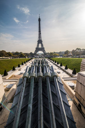 Paris, France - November, 2017. Eiffel tower Paris Best Destinations in Europeのeditorial素材