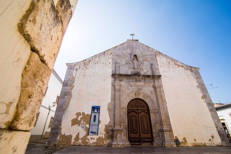 Tavira, Portugal - July 2017. Tavira City, Algarve, Traditional architecture in the South Portugal