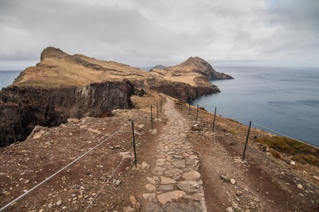 Cape Ponta de Sao Lourenco - eastern edge of Madeira island, Portugalの写真素材