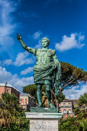 Naples, Italy - November, 2018: Napoli street on the sunny daysのeditorial素材