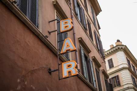Rome, Italy - November 2018: History center Streets of Romeのeditorial素材