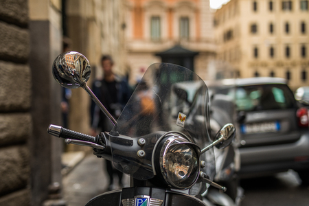 Rome, Italy - November 2018: History center Streets of Romeのeditorial素材