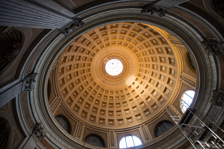 Vatican, Italy - November, 2018: The museum of Vatican with galleryのeditorial素材