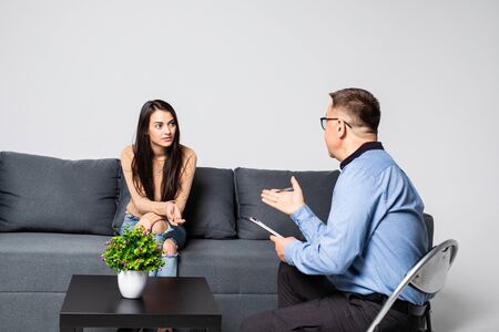 Medical concept with psychologist visitの写真素材