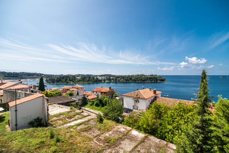 ROVINJ, CROATIA - July, 2019: Cityscape historical center of Rovinj Croatiaのeditorial素材