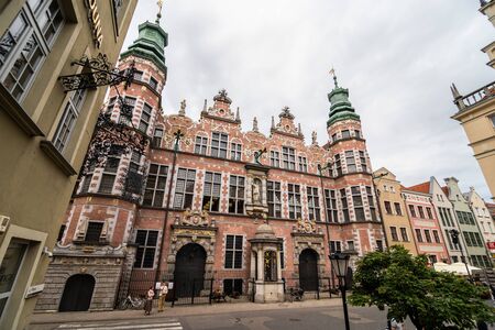 Gdansk, Poland - Juny, 2019. Gdansk is the historical capital of Pomerania with medieval old town...
