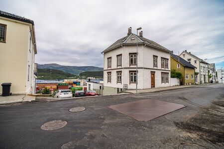 ALESUND, NORWAY - June, 2019: Alesund city centre. Alesund is a town and municipality in More og Romsdal countyのeditorial素材