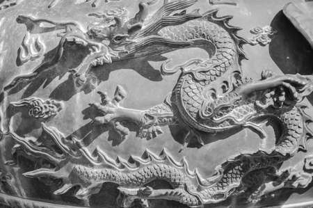 A dragon background shows the power of faithの写真素材