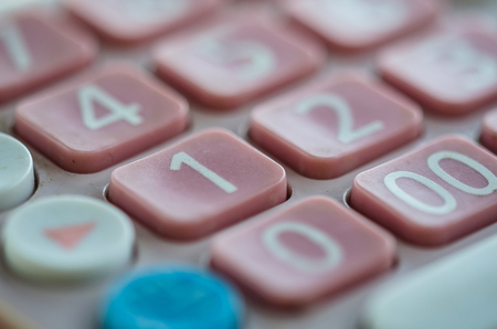 the beautiful close up number ideal for financial and other purposesの写真素材