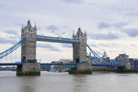 the tower bridge seen from lower thames streetのeditorial素材