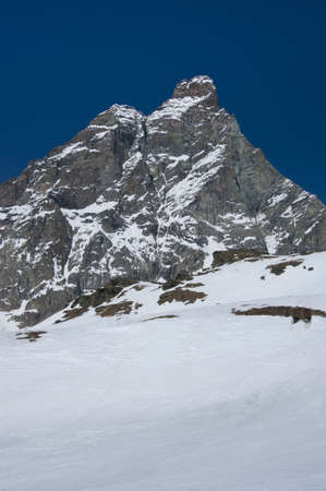 the Matterhorn and its slopesの写真素材