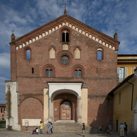 The cistercian abbey of Morimondo, Lombardy, Italy