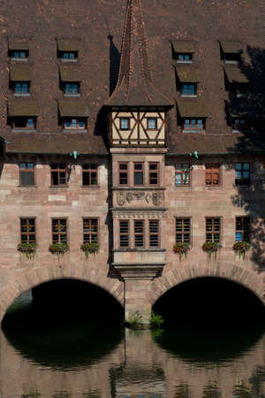 Medieval hospital for leper in Nurember, Bavaria, Germanyの写真素材