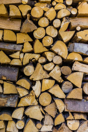 Wood ready to be burned