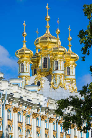 Catherine Palace in Pushkin is a rococo palace, summer residence of the tsarのeditorial素材